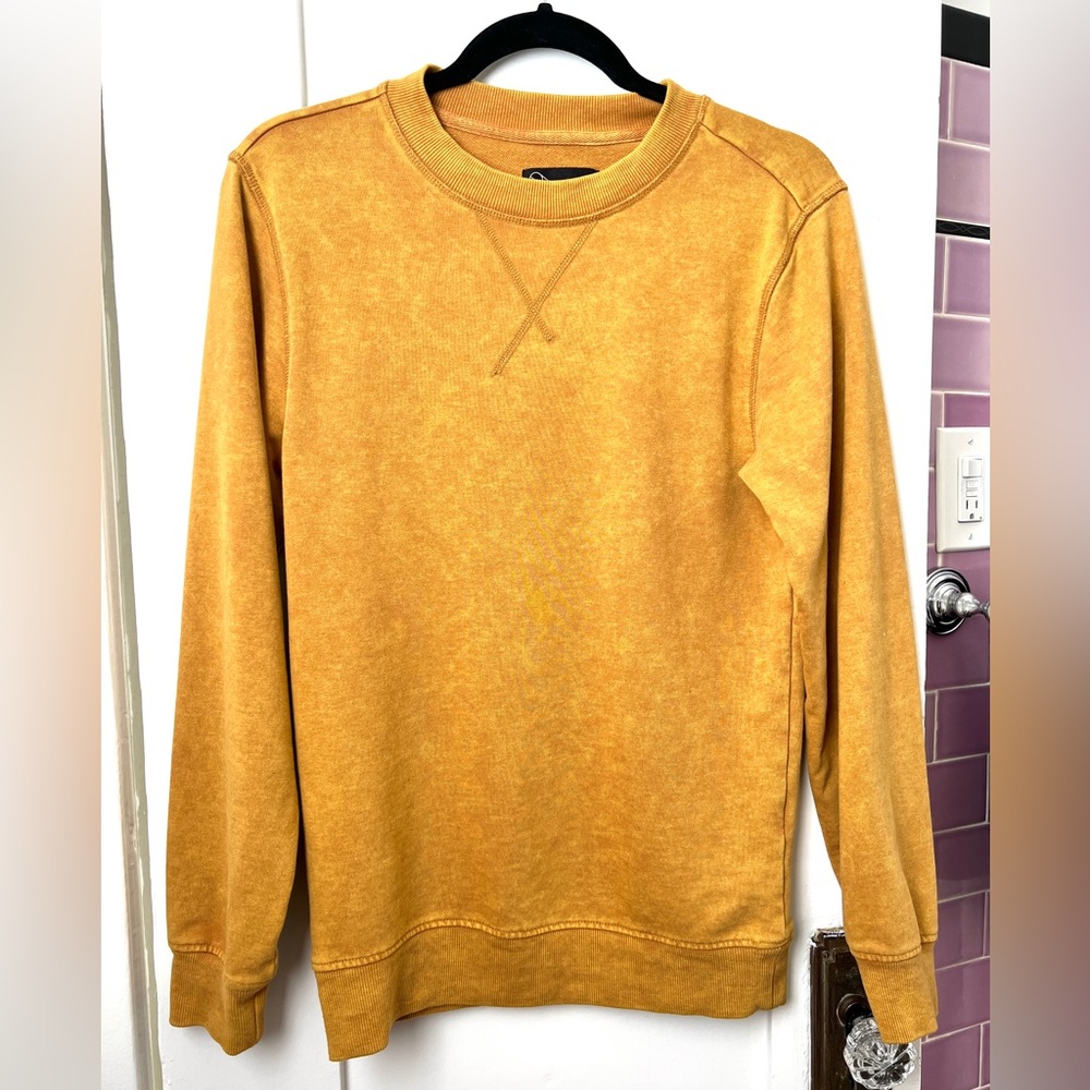 Original Use mustard yellow crew neck sweatshirt